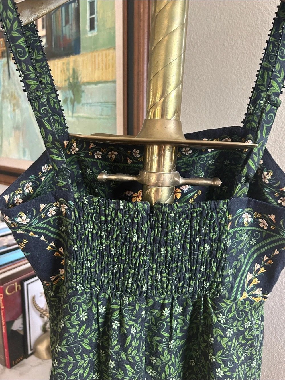 Farm Rio Black Flowers Arch Maxi dress - Picture 5 of 8